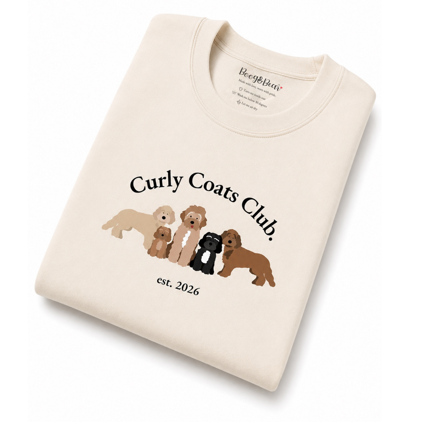 Curly Coats Club Adults' Sweatshirt