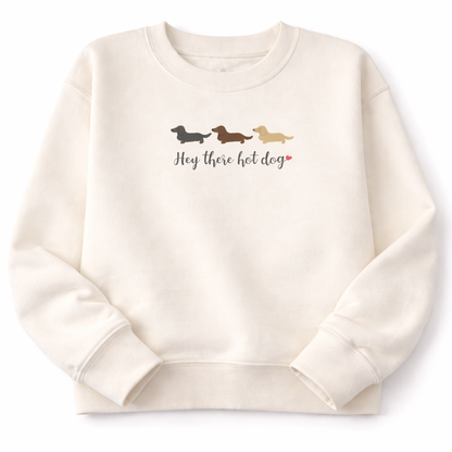 'Hey There Hotdog' Personalised Mini Sweater