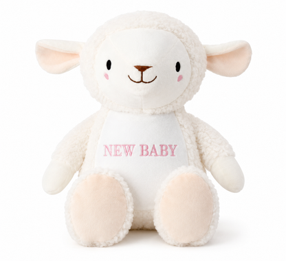 Personalised Tummi Bear® | Embroidered Soft Toy | Unicorn, Dinosaur, Giraffe or Lamb | Birthday & Keepsake Gift