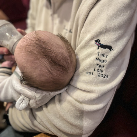 Boog and Bear Full Zip Personalised Fleece