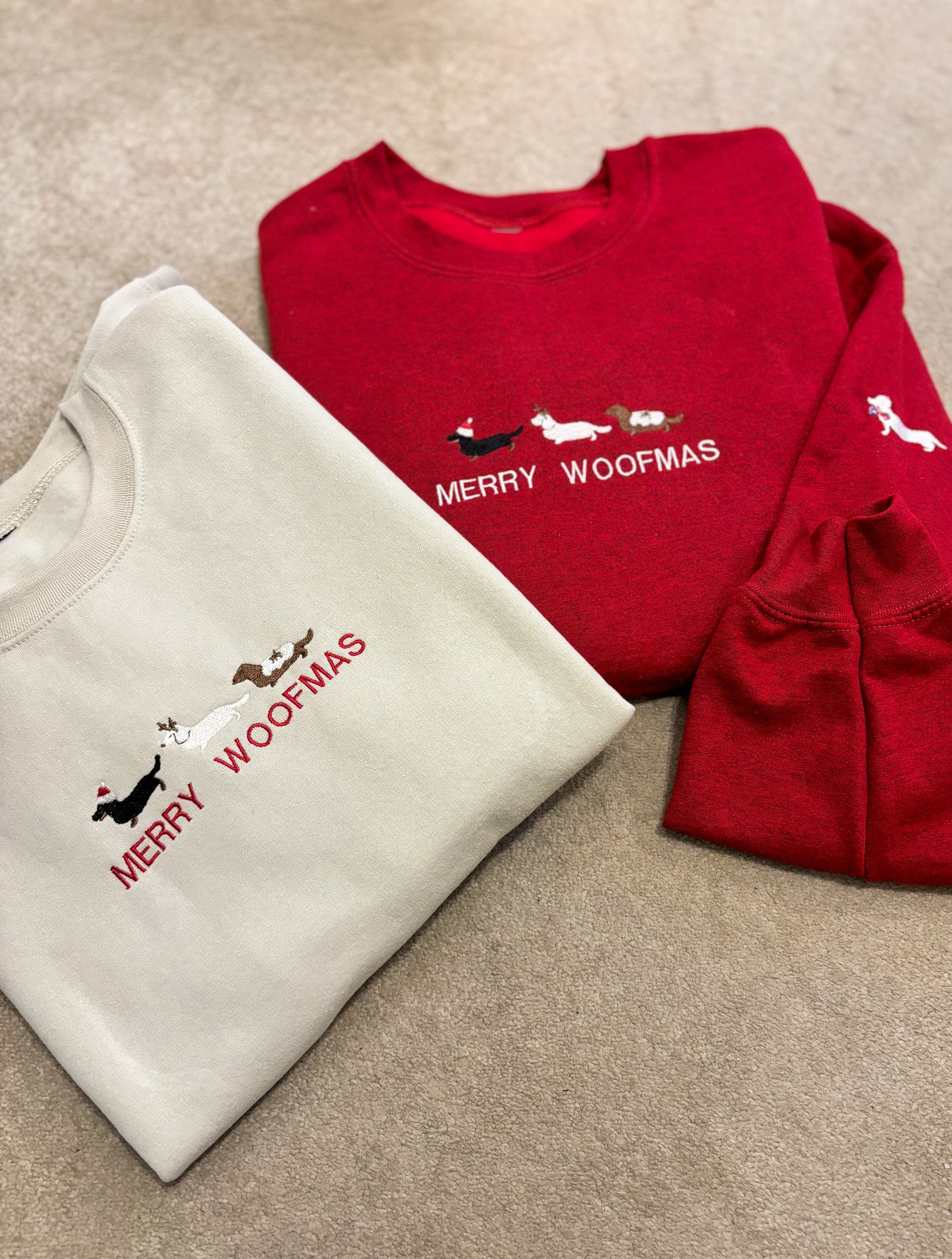 'Merry Woofmas' Personalised Sweater