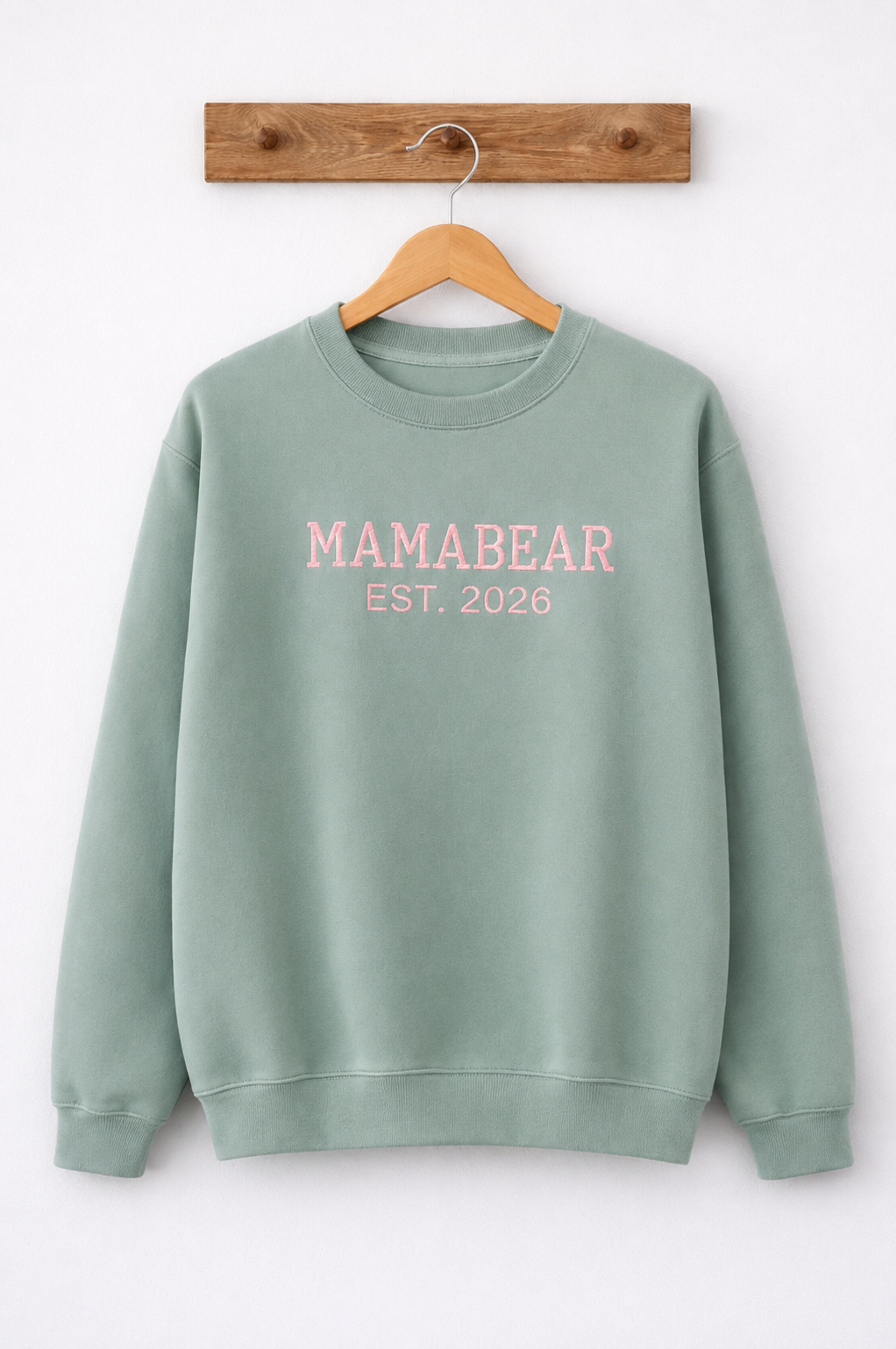Mama and Me Personalised Varsity Adult Sweaters | Embroidered Family Set | Matching Outfits for Mum and Child