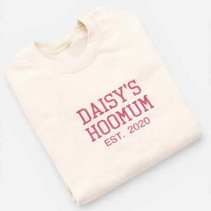 Mama and Me Personalised Varsity Adult Sweaters