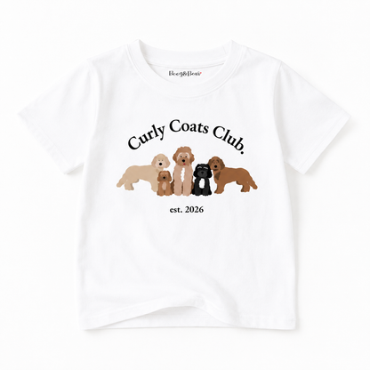 Curly Coats Club Kids' Printed T-Shirt