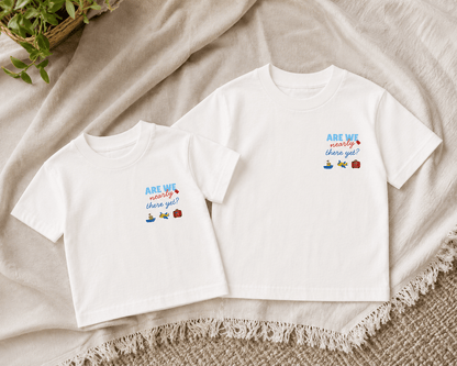 'Are We Nearly There Yet?' Kids Holiday Printed T-Shirt - Boog and Bear