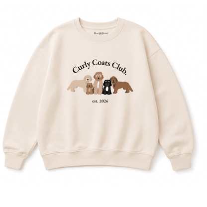 Curly Coats Club Adults' Sweatshirt - Boog and Bear