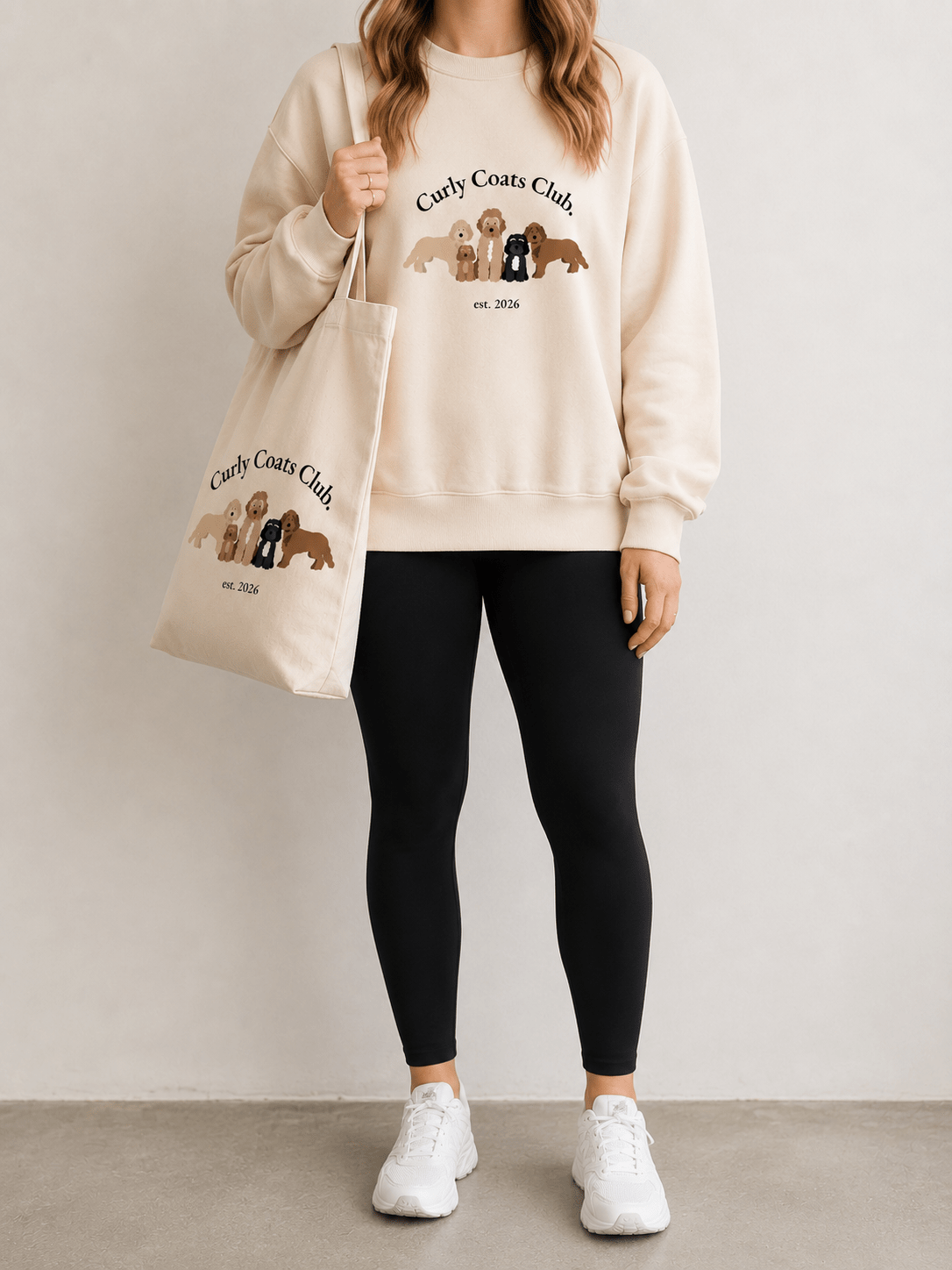 Curly Coats Club Adults' Sweatshirt - Boog and Bear