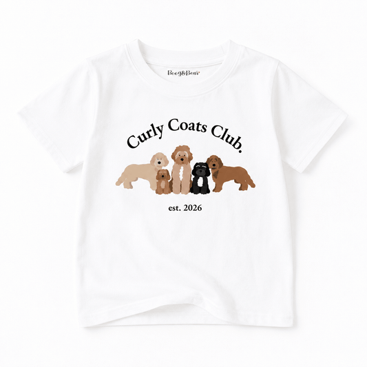 Curly Coats Club Kids' Printed T-Shirt - Boog and Bear