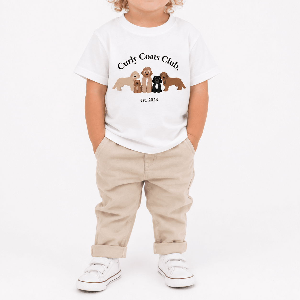 Curly Coats Club Kids' Printed T-Shirt - Boog and Bear