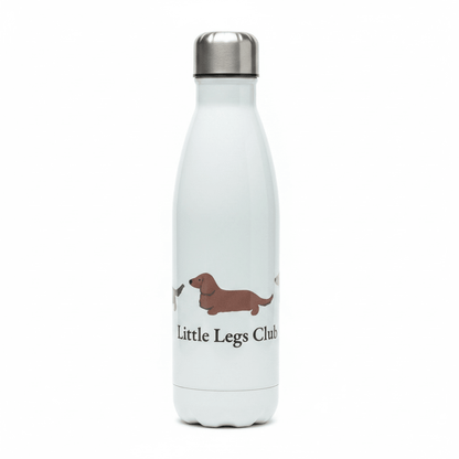 Little Legs Club 25oz Stainless Steel Flask | Hot & Cold Drinks | Dachshund Design | Dog Lover Gift | Gift Boxed - Boog and Bear