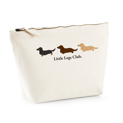 Little Legs Club Cotton Canvas Zip Pouch – 3 Sizes - Boog and Bear
