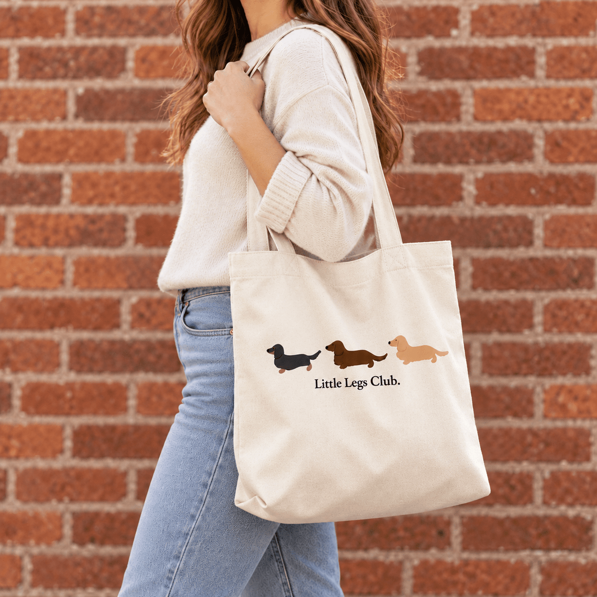 Little Legs Club Printed Cotton Canvas Tote Bag - Boog and Bear