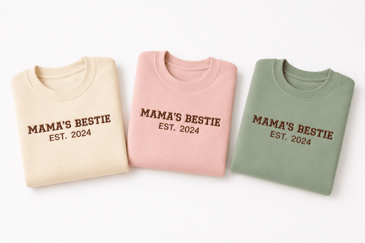 Mama and Me Varsity Sweaters Bundle | Embroidered Family Set | Matching Outfits for Mum and Child - Boog and Bear