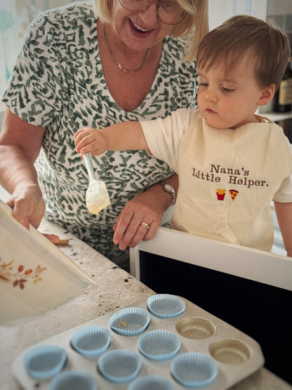Personalised Children's Cotton Apron | Embroidered Junior Apron | Kids Baking & Cooking Gift | One Size - Boog and Bear
