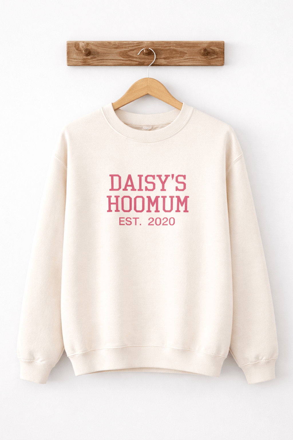 Personalised Mama and Me Matching Varsity Mini Sweaters | Embroidered Family Set | Matching Outfits for Mum and Child - Boog and Bear