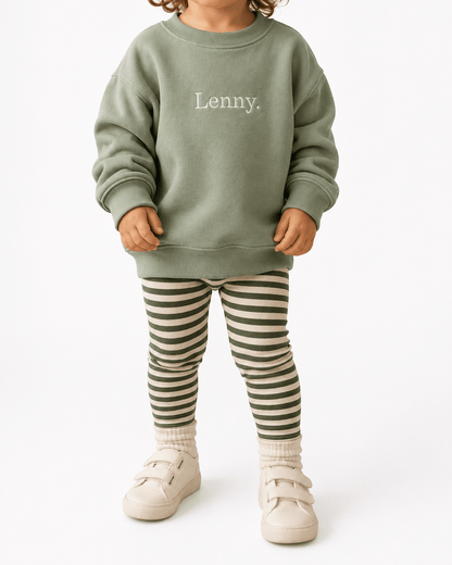 Personalised Mini Sweater | Fully Custom Embroidered Children's Sweatshirt | Kids Gift - Boog and Bear