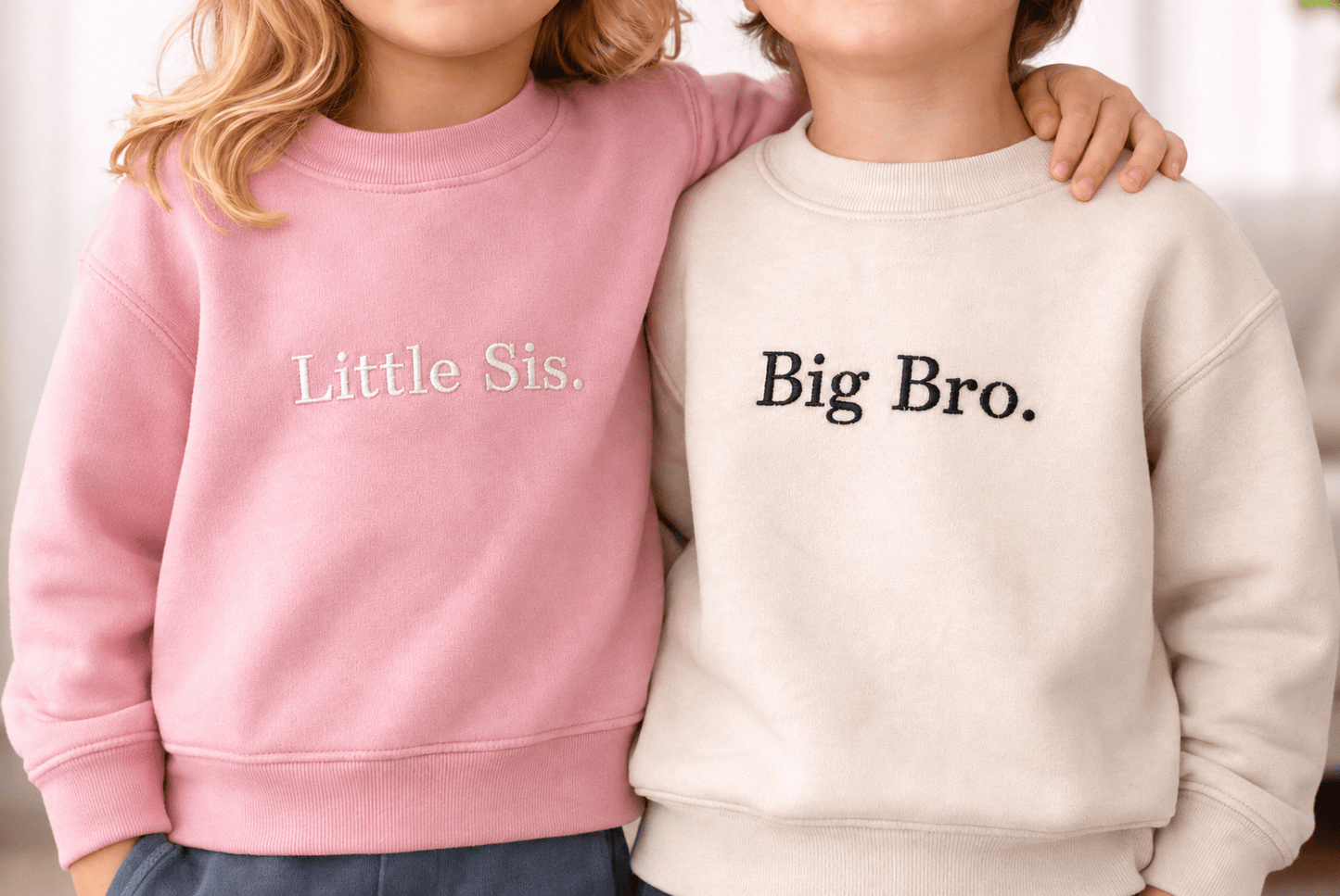 Personalised Mini Sweater | Fully Custom Embroidered Children's Sweatshirt | Kids Gift - Boog and Bear