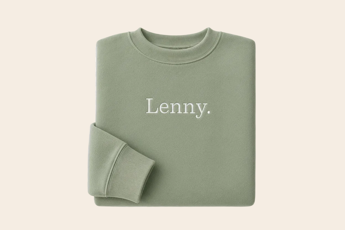 Personalised Mini Sweater | Fully Custom Embroidered Children's Sweatshirt | Kids Gift - Boog and Bear