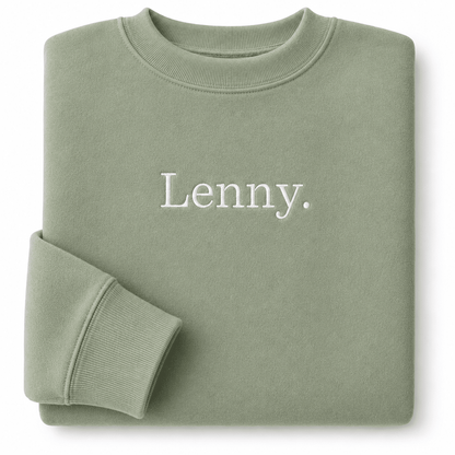Personalised Mini Sweater | Fully Custom Embroidered Children's Sweatshirt | Kids Gift - Boog and Bear