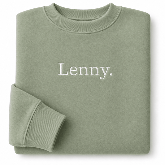 Personalised Mini Sweater | Fully Custom Embroidered Children's Sweatshirt | Kids Gift - Boog and Bear