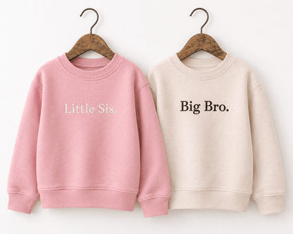 Personalised Mini Sweater | Fully Custom Embroidered Children's Sweatshirt | Kids Gift - Boog and Bear