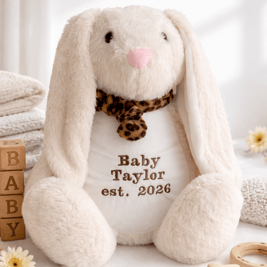 Personalised Tummi Bear® | Embroidered Soft Toy | Unicorn, Dinosaur, Giraffe or Lamb | Birthday & Keepsake Gift - Boog and Bear