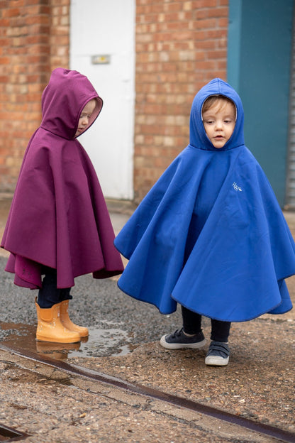 Children's Wet Weather Club waterproof fleece-lined poncho